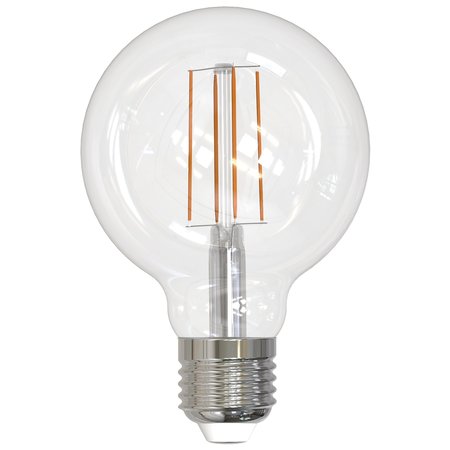 Bulbrite 60-Watt Equivalent Dimmable Clear Filament G25 Medium (E26) LED Bulb, 4000K, 8PK 861631